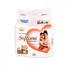 SOFTCARE PREMIUM SOFT BABY DIAPER S 15PCS 