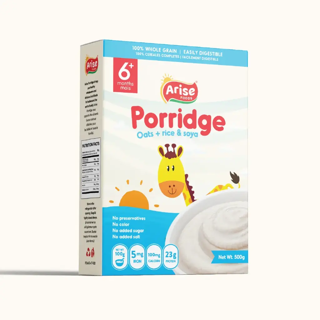 ARISE FOODS PORRIDGE OATS & RICE 500G