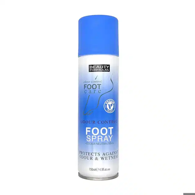 BEAUTY FORMULAS ODOUR CONTROL FOOT SPRAY 150ML