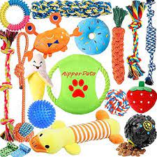 SQUEAKY DUMBBELL DOG TOYS 