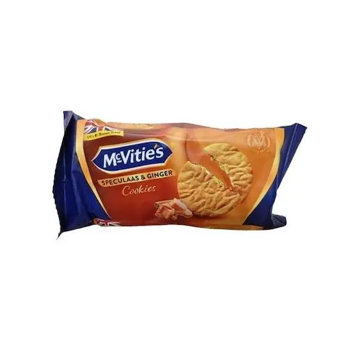 MCVITIES SPECULAAS & GINGER COOKIES 90G