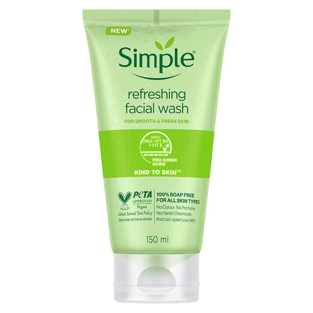 SIMPLE REFRESHING FACIAL WASH 150ML 