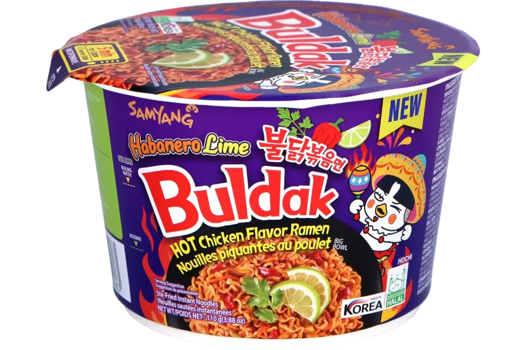 SAMYANG HOT CHICKEN HABANERO LIME BIG BOWL 110G