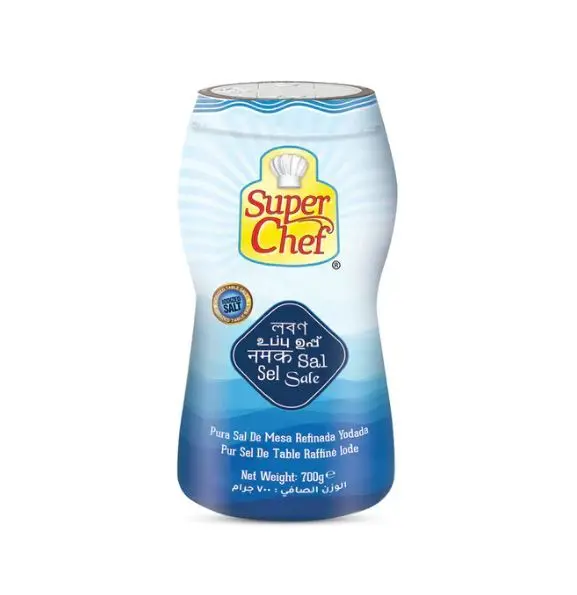 SUPERCHEF TABLE SALT IODIZED 700G