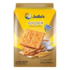 JULIE'S GOLDEN CRACKERS 125G
