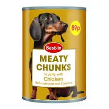 BEST-IN DOG FOOD MEATY CHUNKS WITH CHICKEN 400G 
