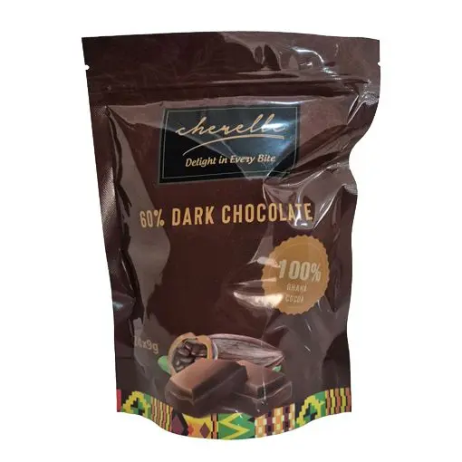 CHERELLE 60% DARK CHOCOLATE 9G POUCH