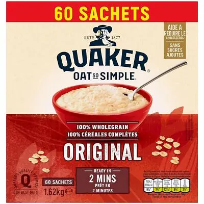 QUAKER OATS ORIGINAL & GOLDEN SYRUP MEGA PACK 1.8KG