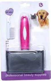 PET KING IRON BRUSH WITH COMB