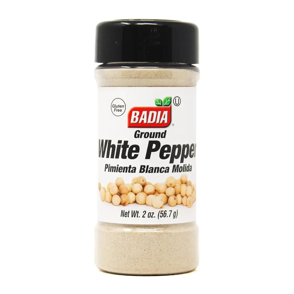 BADIA GROUND WHITE PEPPER 56.7G 