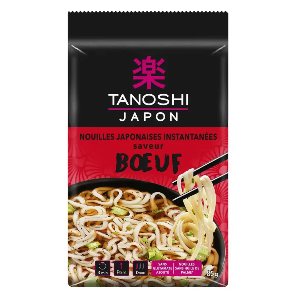 TANOSHI INSTANT BEEF NOODLES 85G