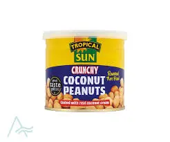 TROPICAL SUN COCONUT PEANUTS TIN 165G 
