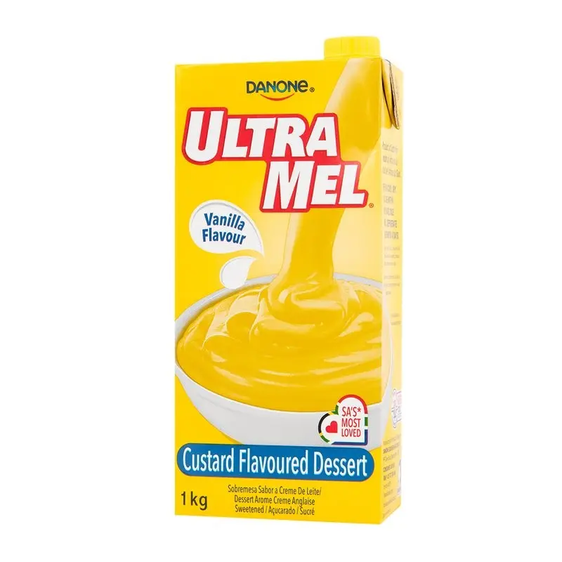 DANONE ULTRAMEL VANILLA FLAVOURED CUSTARD 1KG 