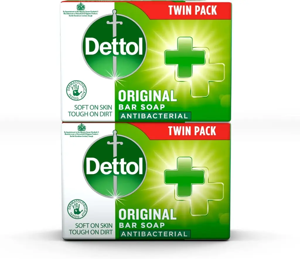 DETTOL TWIN PACK ORIGINAL BAR SOAP 100G 