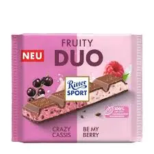 RITTER SPORT DUO FRUITY 218G  