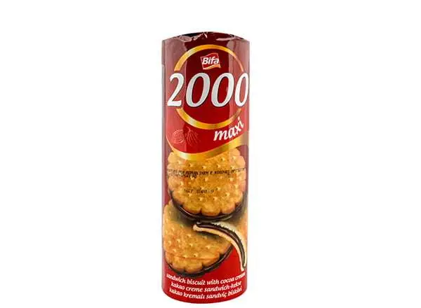 BIFA 2000 MAXI SANDWICH BISCUIT 500G