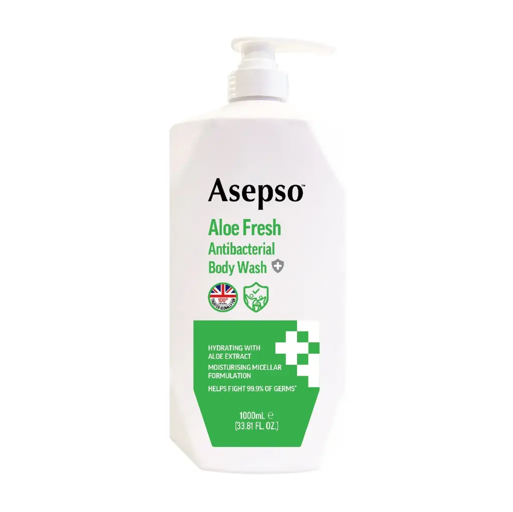 ASEPSO ALOE FRESH ANTIBACTERIAL BODY WASH 1000ML