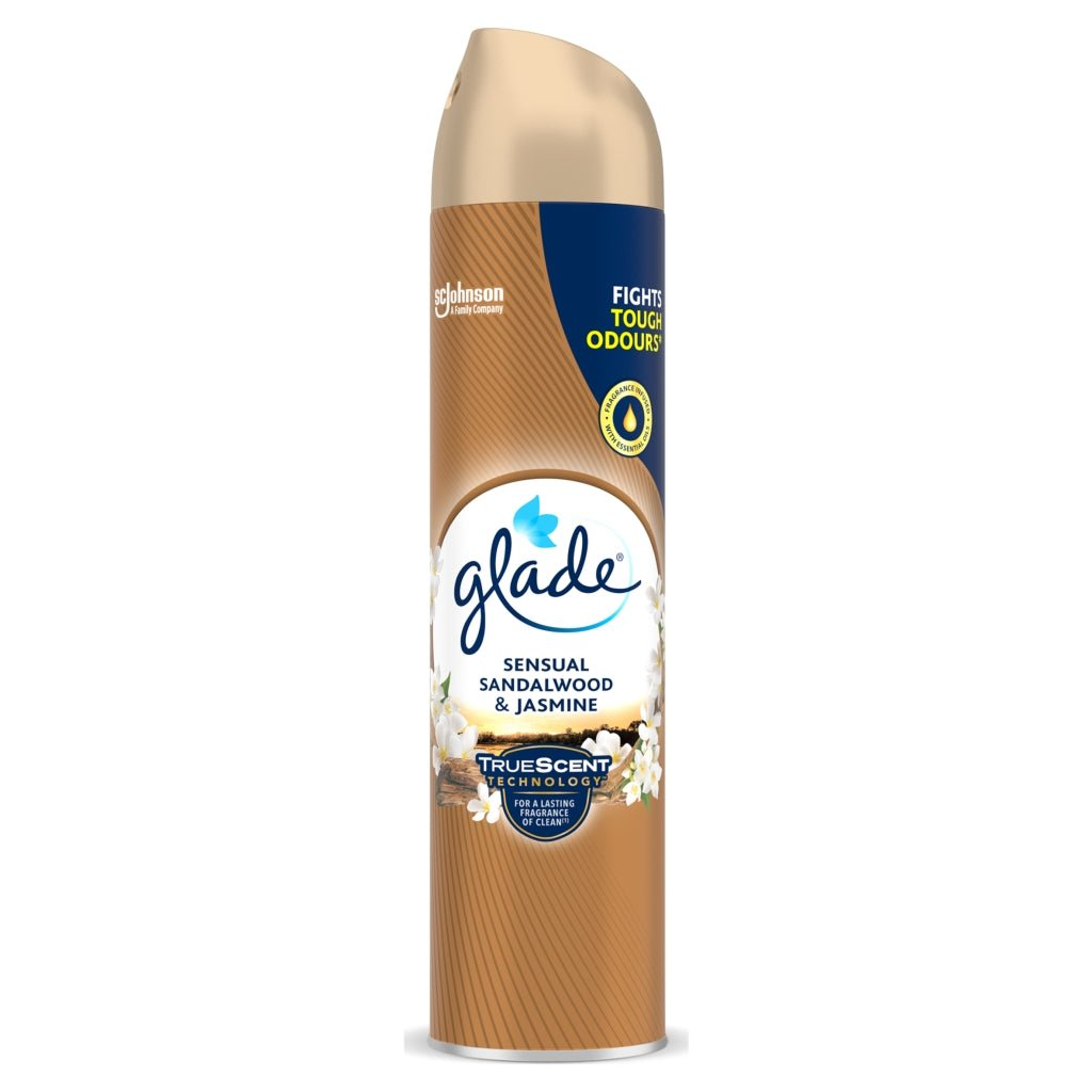 GLADE SENSUAL SANDALWOOOD & JASMINE 300ML 