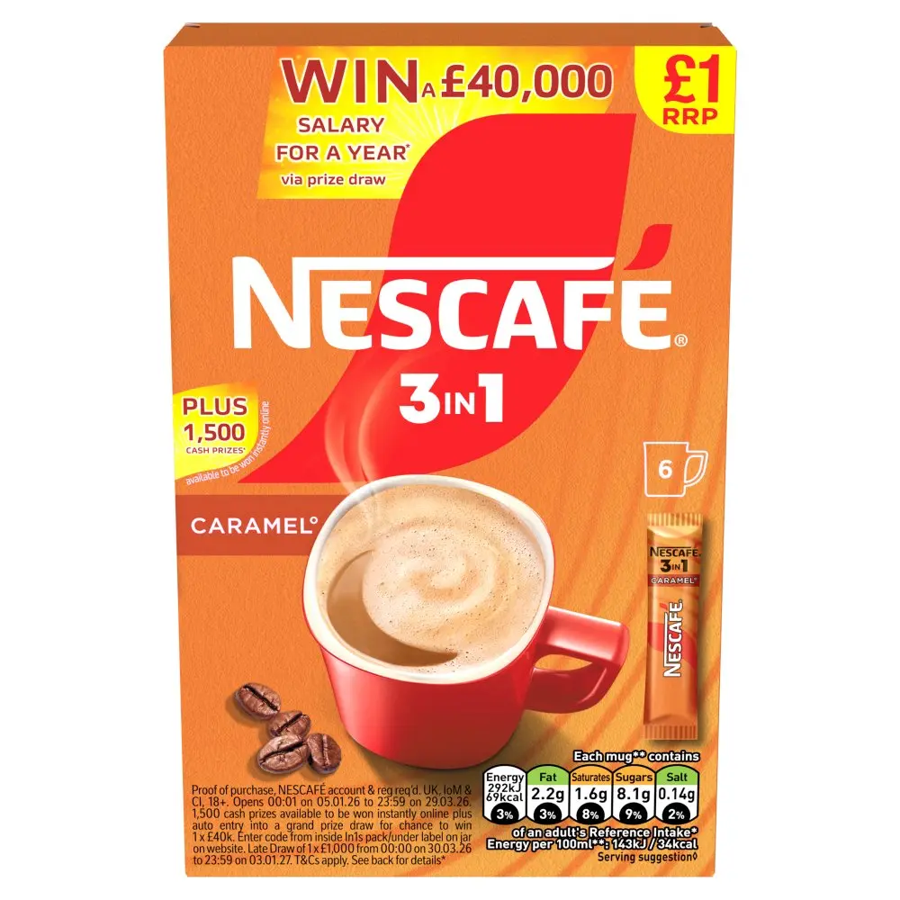 NESCAFE 3 IN 1 CARAMEL 96G 