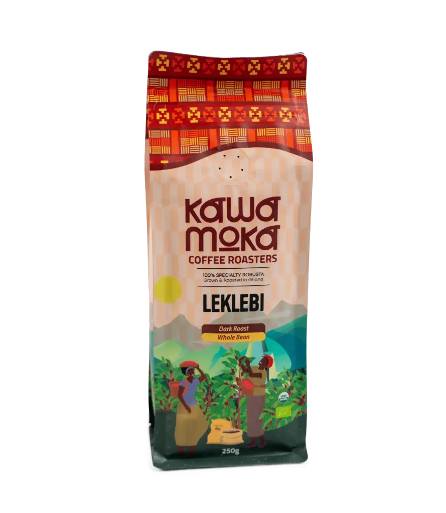 KAWA MOKA COFFEE LEKLEBI DARK ROAST WHOLE BEAN & GROUND 250G  
