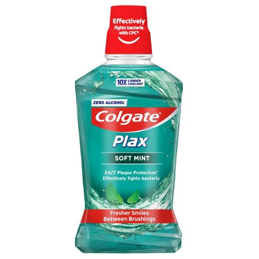 COLGATE MOUTHWASH PLAX SOFT MINT 500ML
