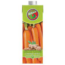 RUGANI GINGER IUNFUSED CARROT JUICE 750ML