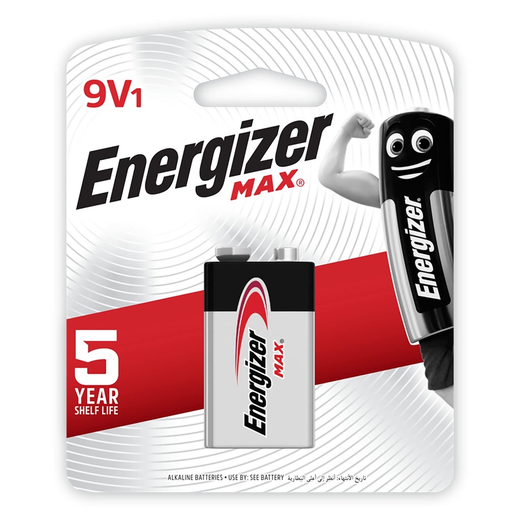 ENERGIZER ALKALINE 9V 522BP1