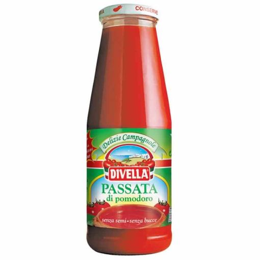 DIVELLA PASSATA POMODORO GLASS BOTTLE 680G