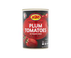 KTC PLUM TOMATOES 400G