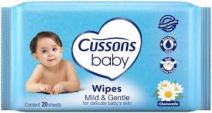 CUSSONS BABY WIPES MILD & GENTLE (80 SHEETS) BLUE