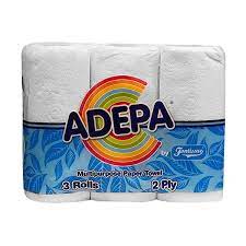 ADEPA MULTIPURPOSE PAPER TOWEL 3 ROLLS