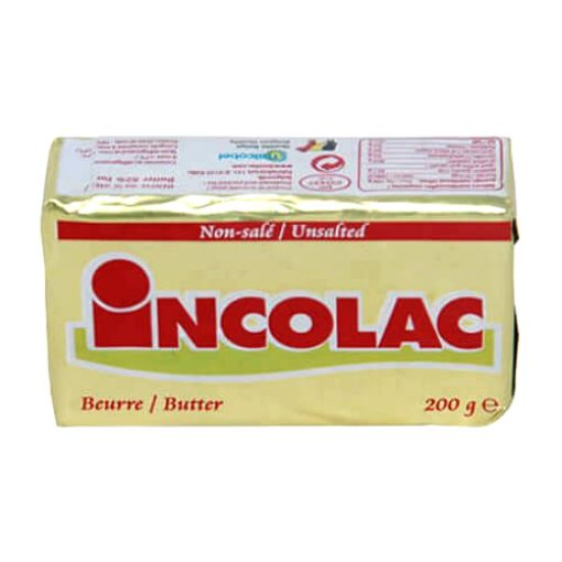 INCOLAC UNSALTED BUTTER 82% 200G