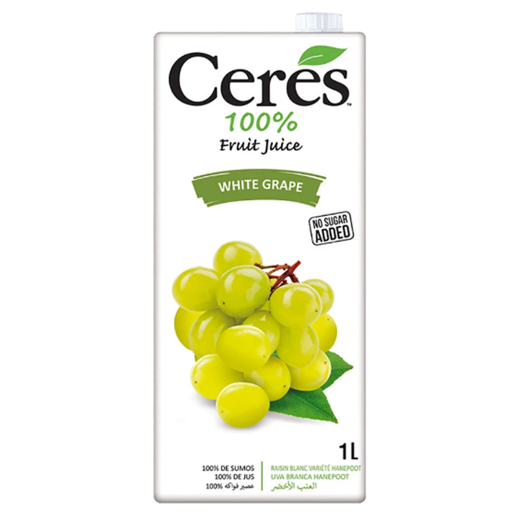 CERES WHITE GRAPE JUICE 1LT