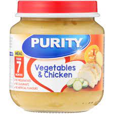 PURITY VEGETABLES & CHICKEN CUSTARD 125ML
