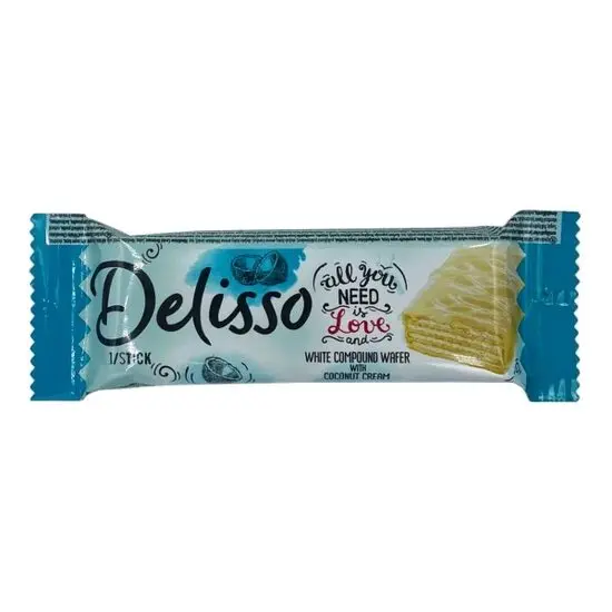 DELISSO WHITE CREAM COCONUT WAFERS 20G