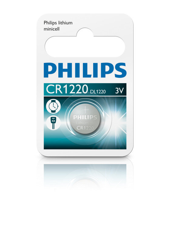 PHILIPS LITHIUM BATTERY CR1220(MINI CELL)
