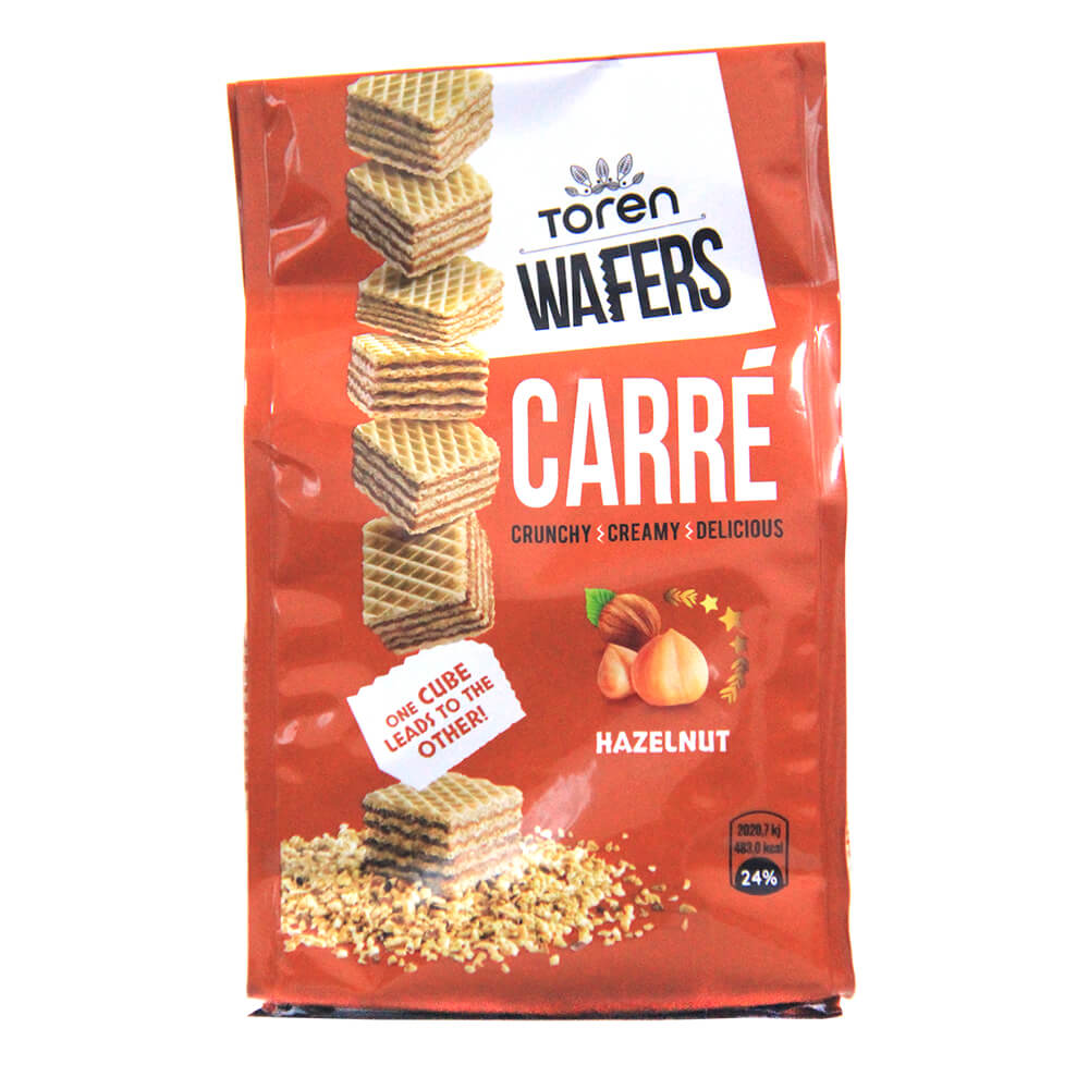 TOREN WAFERS CARRE HAZELNUT 125G