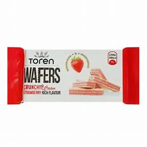 TOREN WAFERS STRAWBERRY RICH FLAVOUR 55G