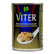 VITER MUSHROOMS PIECES & STEMS 400G