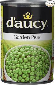 D'AUCY GARDEN PEAS 400G