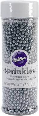 WILTON  SUGAR PEARL SPRINKLES 136G