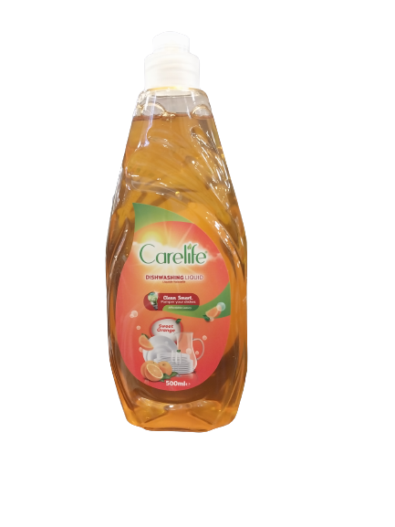CARELIFE DISHWASH 500ML SWEET ORANGE