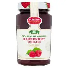 STUTE NO SUGAR RASPBERRY JAM 430G