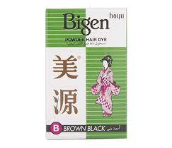 BIGEN POWDER HAIR DYE B-BROWN BLACK