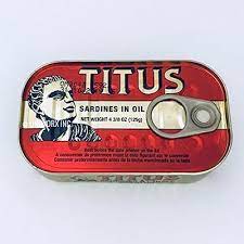 TITUS SARDINE 125G