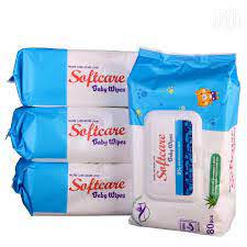SOFTCARE BABY WIPES-80 SHEETS
