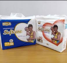 SOFTCARE PREMIUM SOFT BABY DIAPER M 12PCS