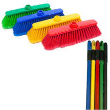 AOYI SOFT BROOM(GREEN/ORANGE/YELLOW)
