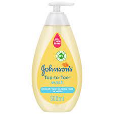 JOHNSON'S TOP TO TOE WASH 500ML