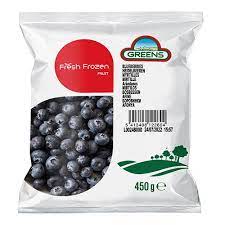 GREENS FROZEN BLUEBERRIES 450G
